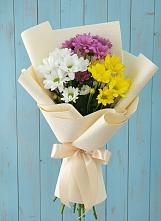 Букет цветов из:  Хризантемы в Южный