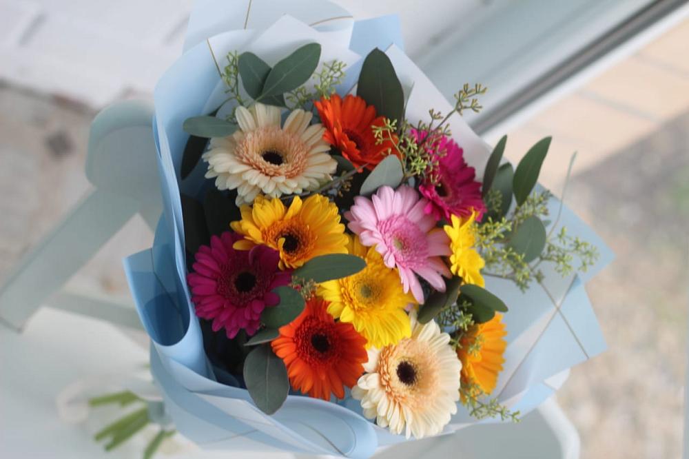 Букет цветов из: Герберы в Южный