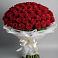 Букет 101 Красная роза Блэк Мэджик в Южный