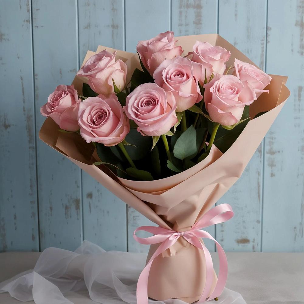 Букет цветов из: Розы в Южный