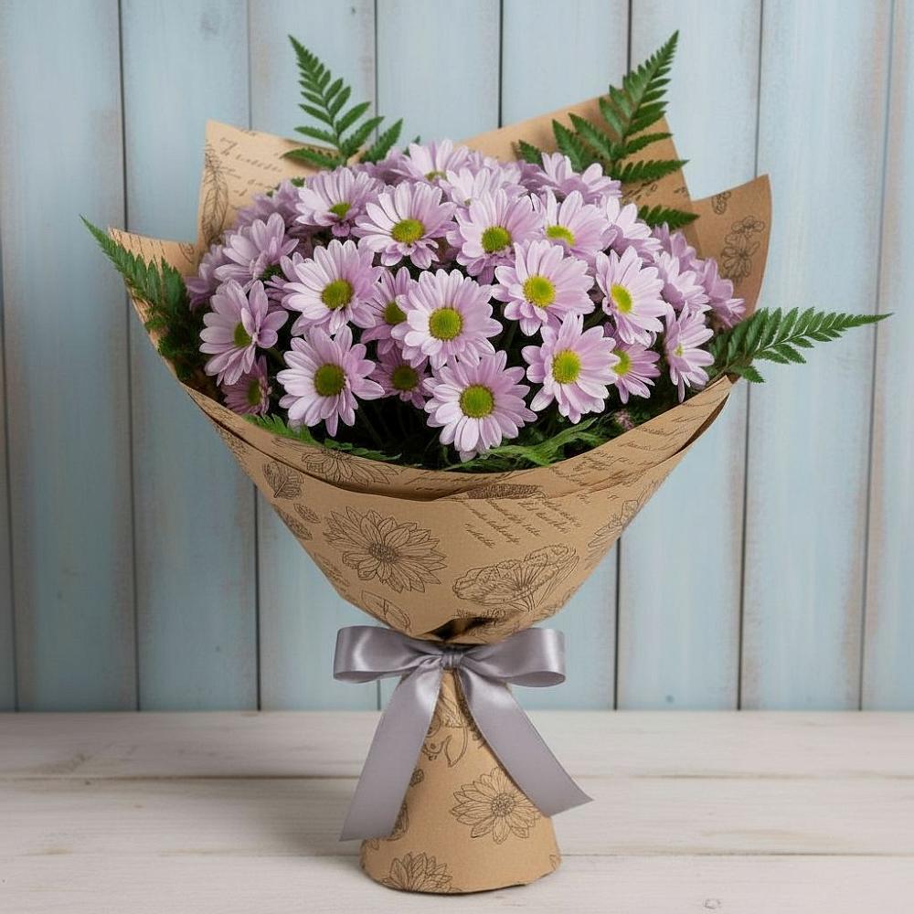 Букет цветов из: Хризантемы в Южный