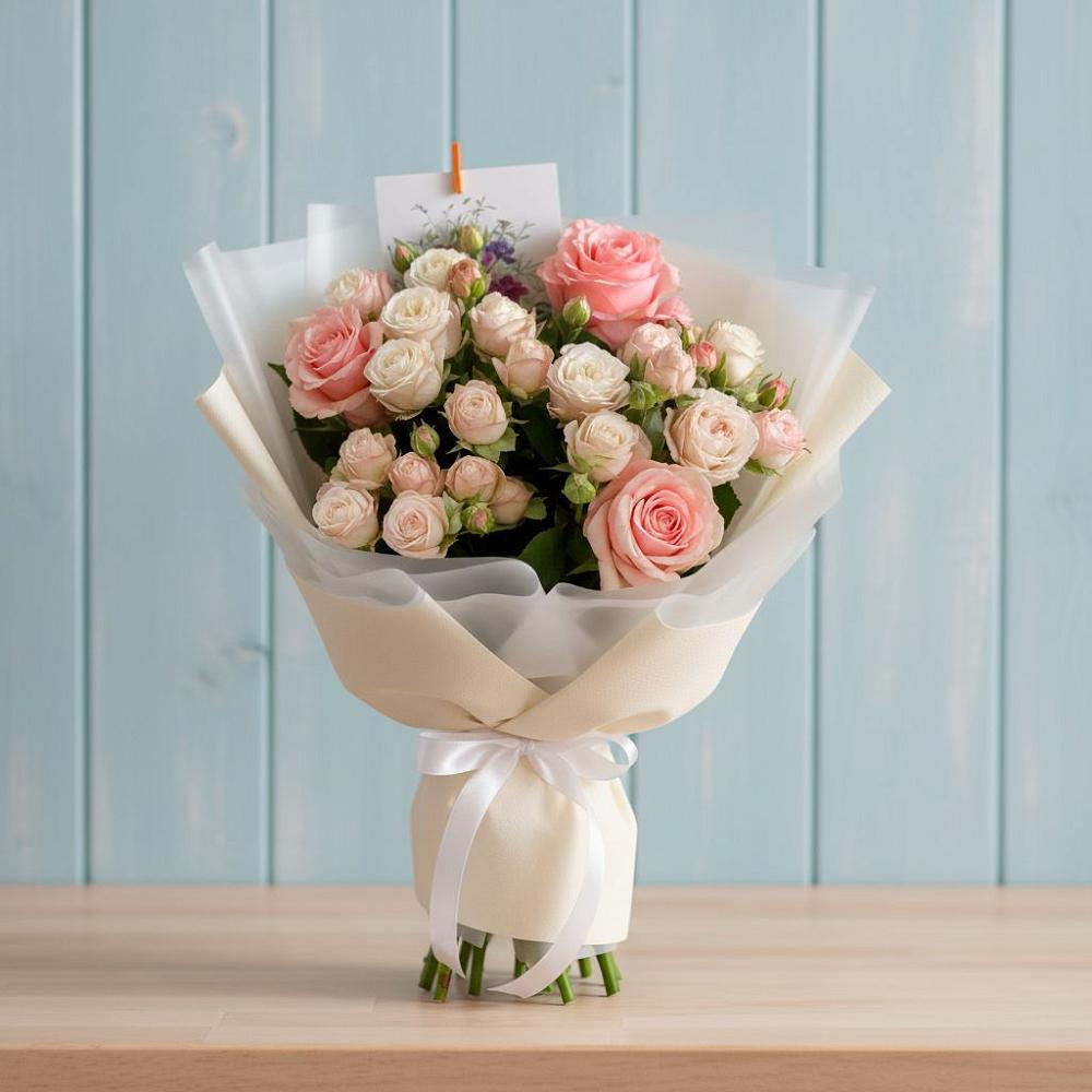 Букет цветов из: Розы в Южный