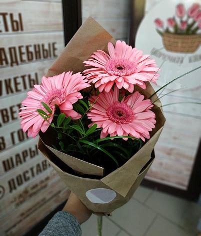 Букет цветов из: Герберы в Южный