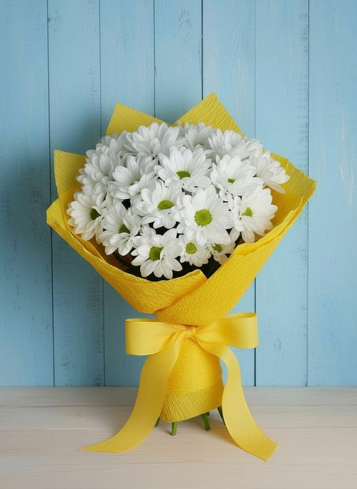Букет цветов из: Хризантемы в Южный