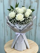 Букет цветов из:  Розы в Южный