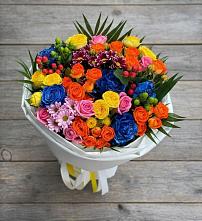 Букет цветов из:  Розы и Хризантемы в Южный