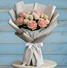 Букет цветов из:  Розы в Южный