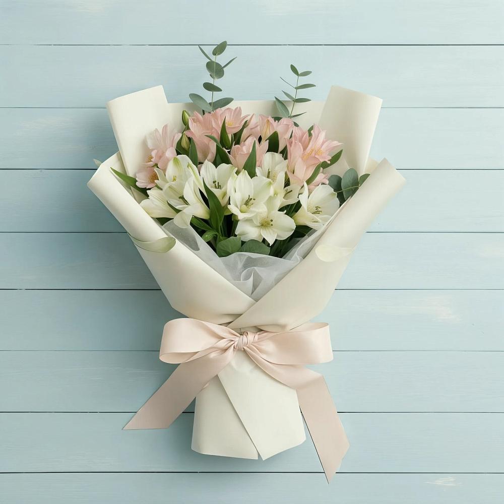 Букет цветов из: Альстромерии в Южный