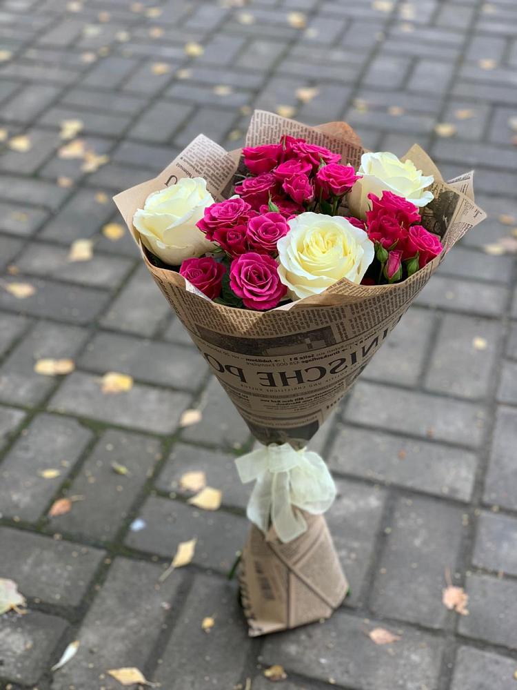 Букет цветов из: Розы в Южный