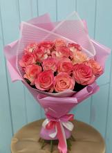 Букет 15 Розовых роз Равель в Южный