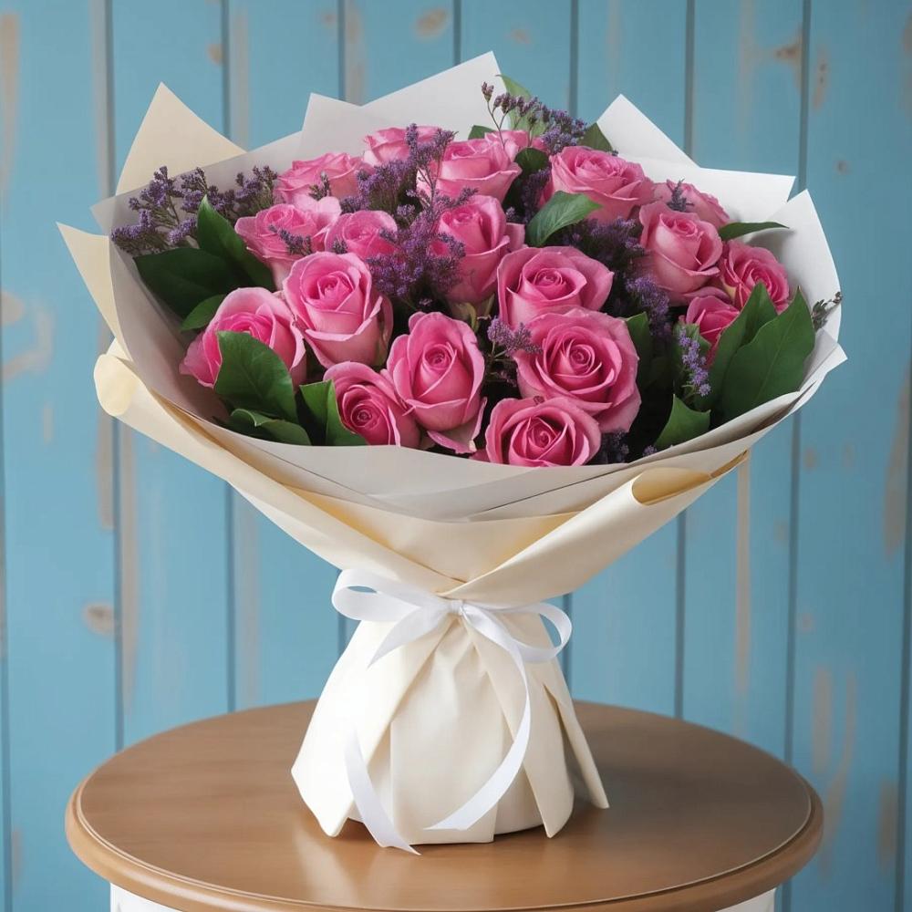 Букет цветов из: Розы в Южный