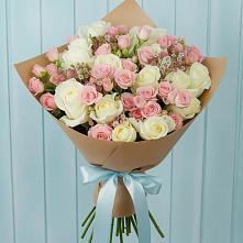 Букет цветов из:  Розы в Южный