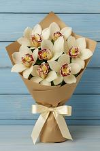 Букет цветов из:  Орхидеи и Розы в Южный